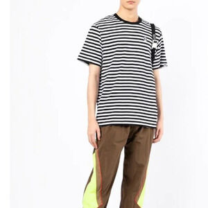 Aape by bathing ape striped logo patch tee